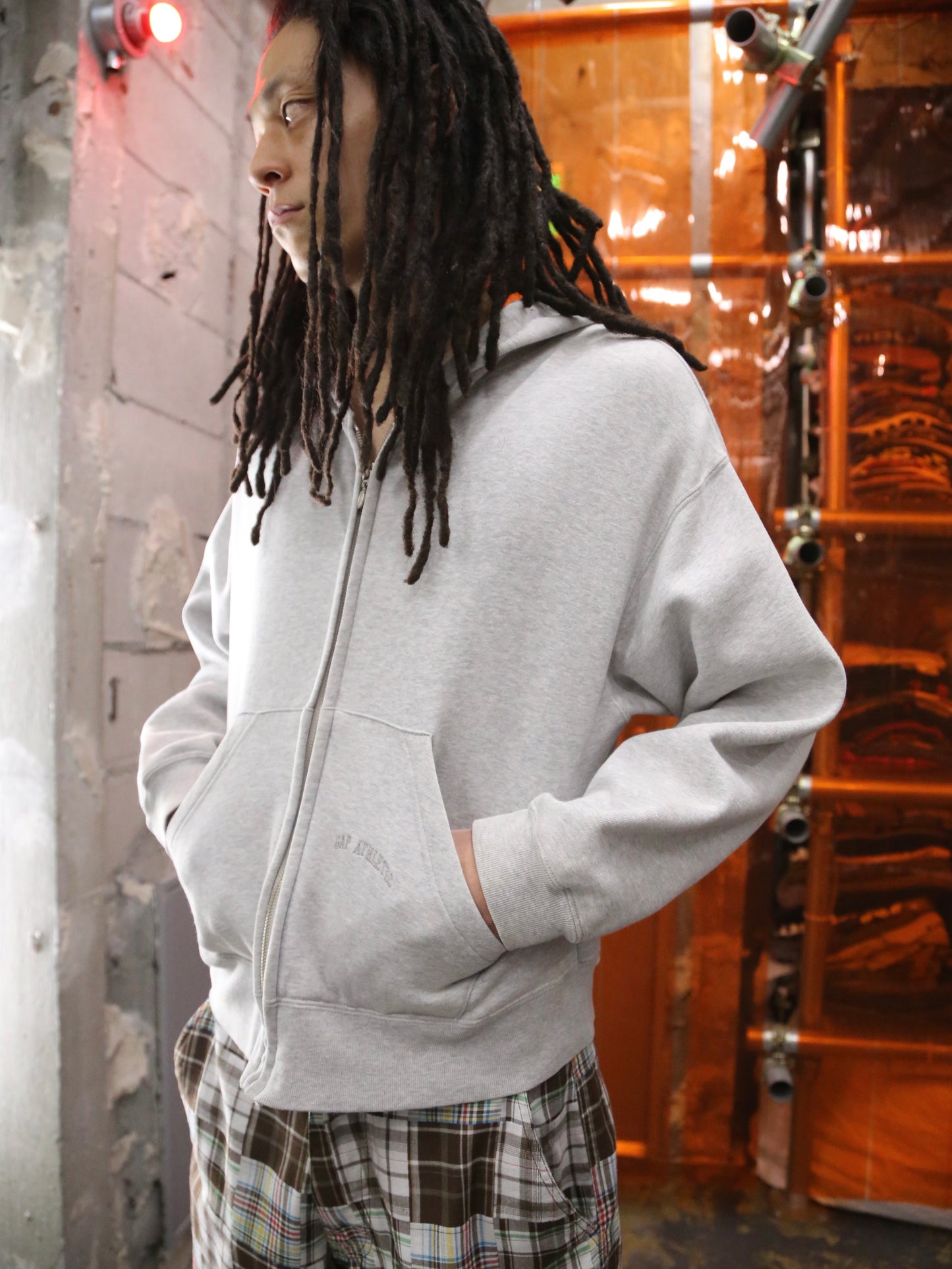 1990S GAP ATHLETIC ZIP-UP HOODIE