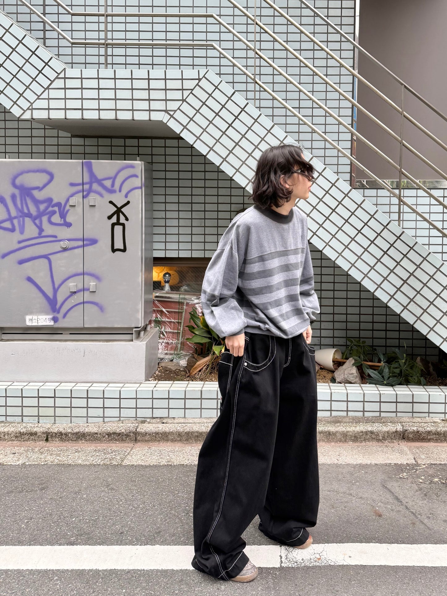 2000S JNCO "TWIN CANNON" BAGGY DENIM PANTS
