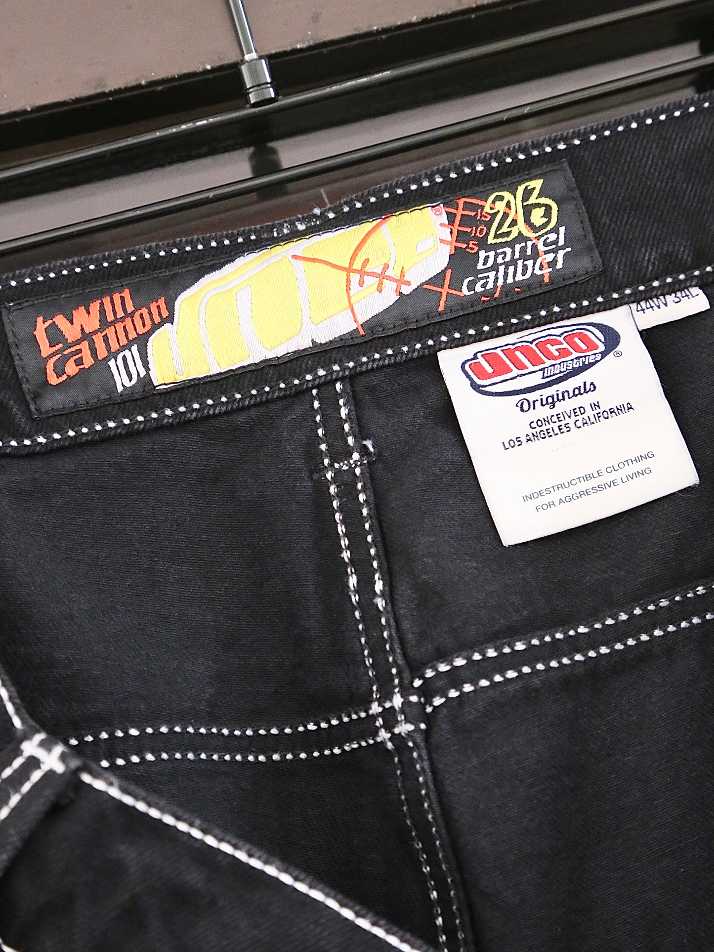 2000S JNCO "TWIN CANNON" BAGGY DENIM PANTS