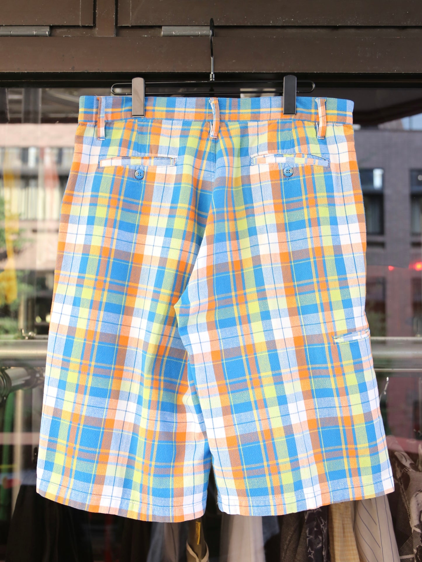 2000S REGAL WEAR PLAID PATTERN BAGGY SHORTS