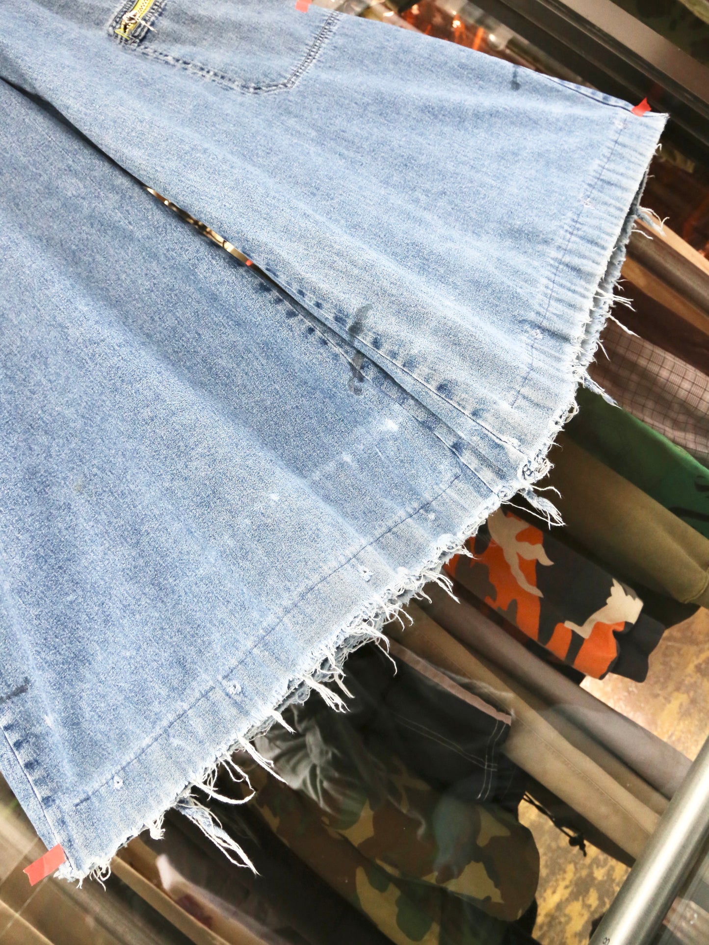 1990S JNCO "CRIME SCENE" BAGGY DENIM PANTS