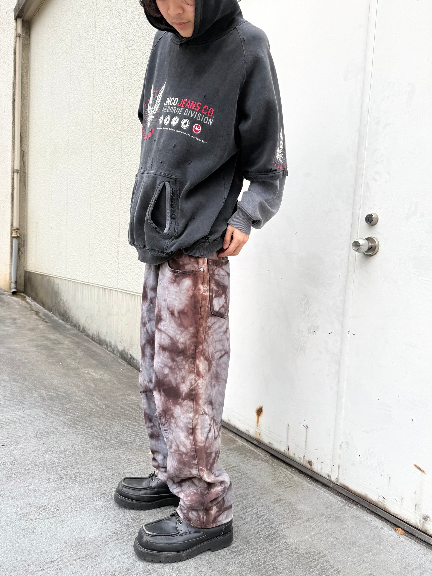 2000S LEVI'S SILVERTAB "LOOSE" GARMENT DYED DENIM PANTS