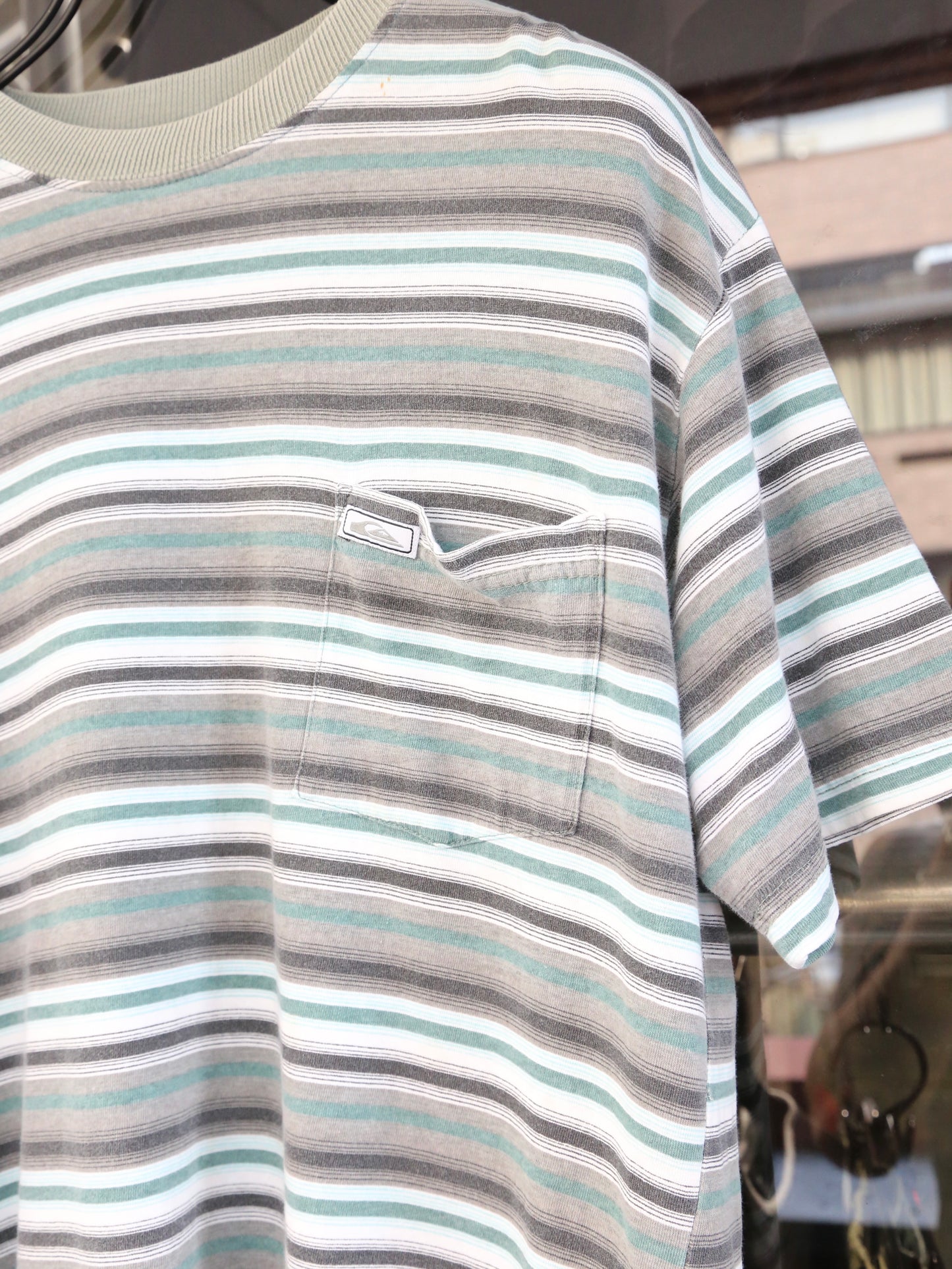 -2000S QUIKSILVER S/S STRIPED TEE