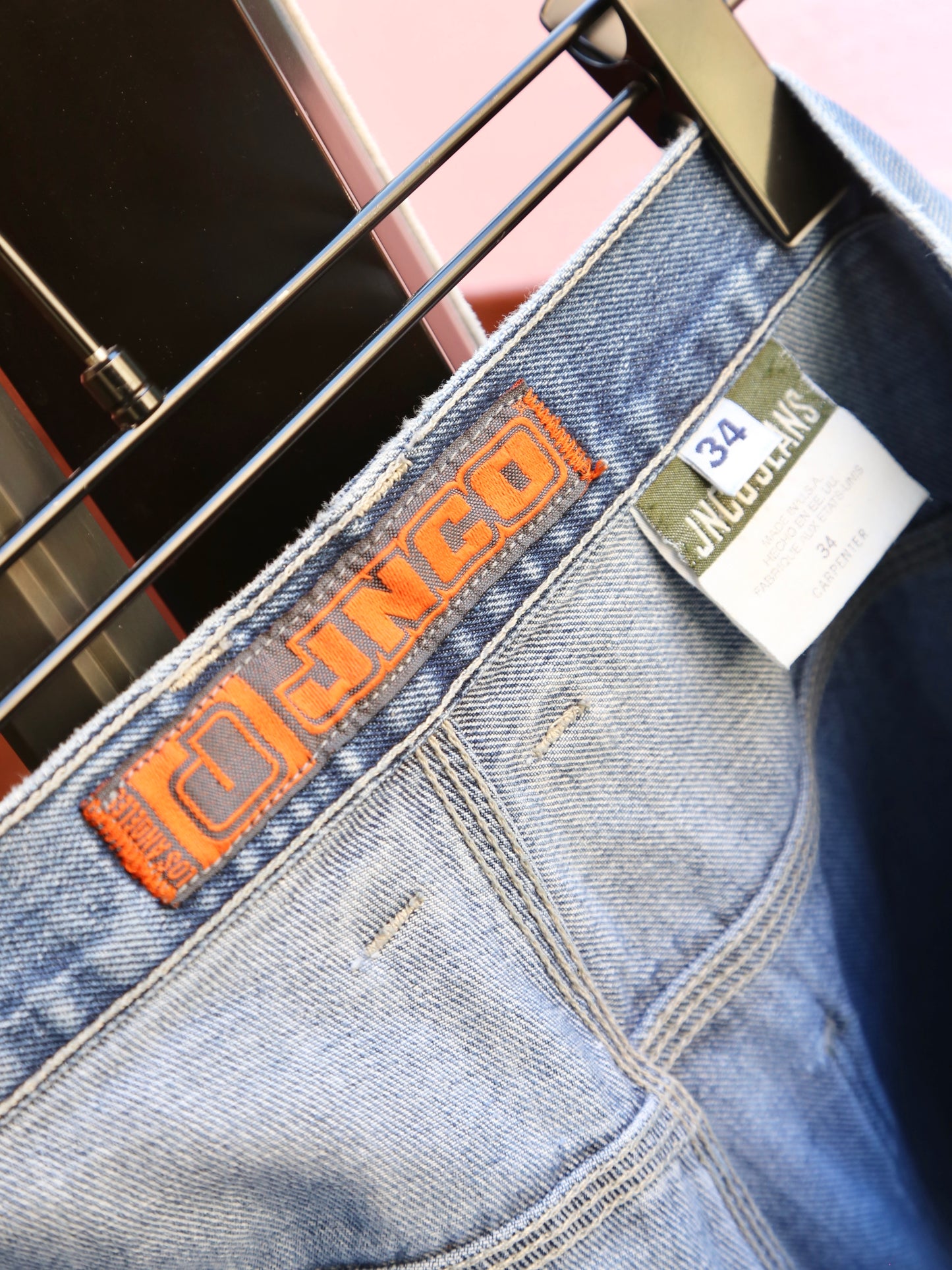 1990S JNCO CARPENTER DENIM SHORTS
