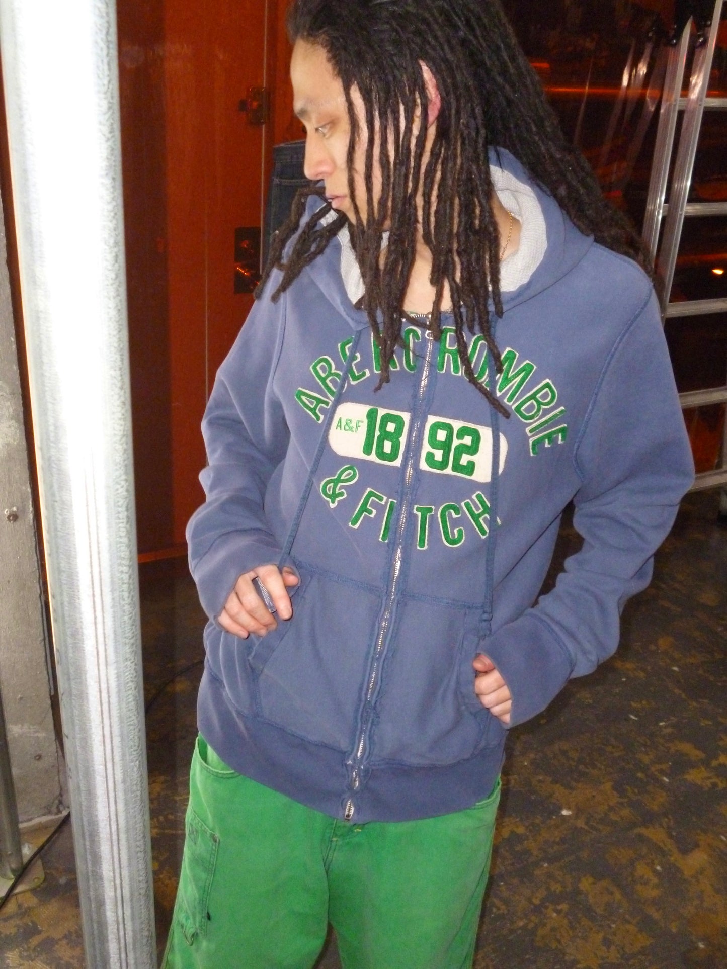 2000S ABERCROMBIE & FITCH ZIP HOODIE