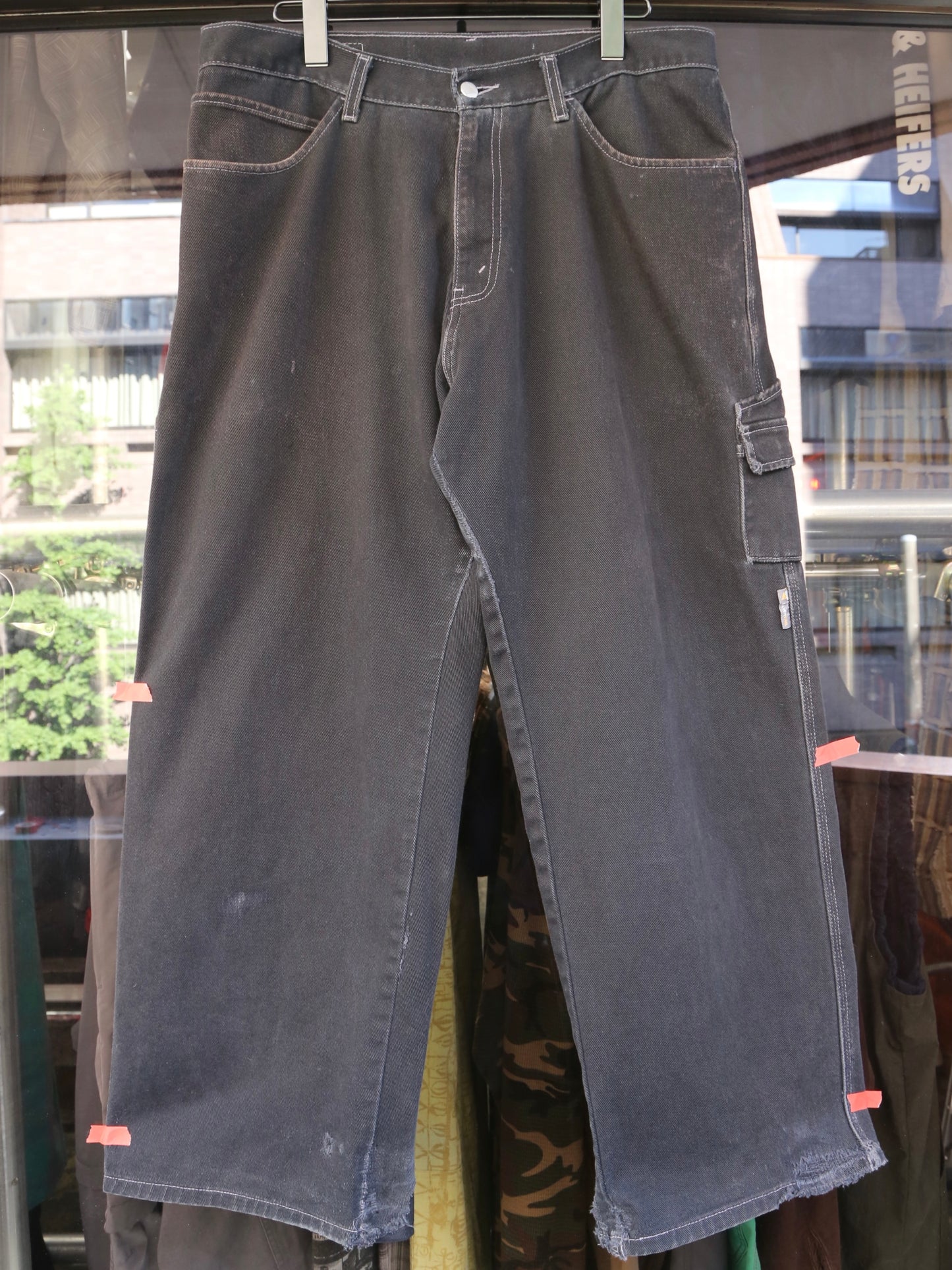 2000S LEVI'S SILVERTAB BAGGY DENIM PAINTER  PANTS