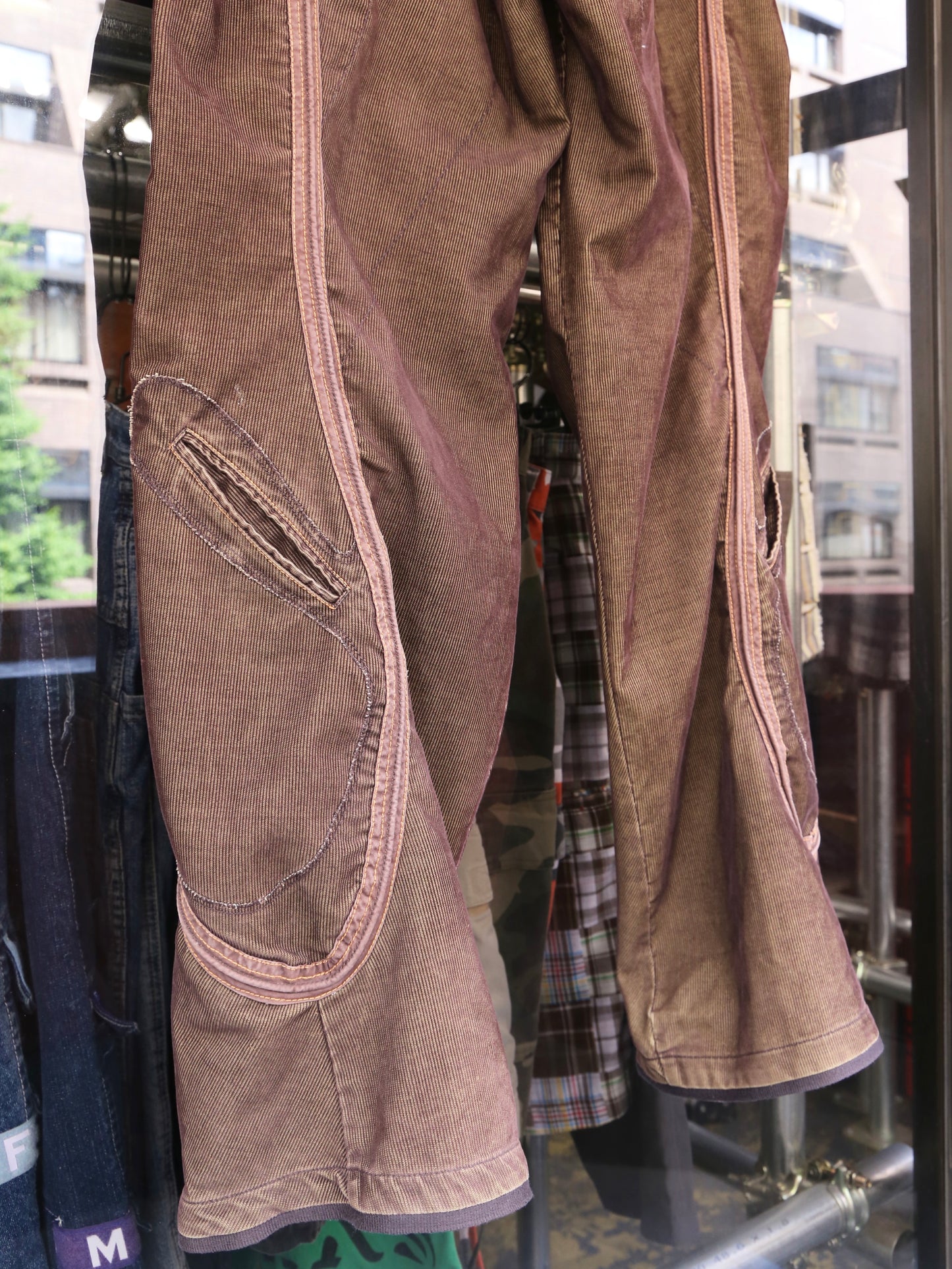 2000S MARITHE + FRANCOIS GIRBAUD 3D CORDUROY PANTS