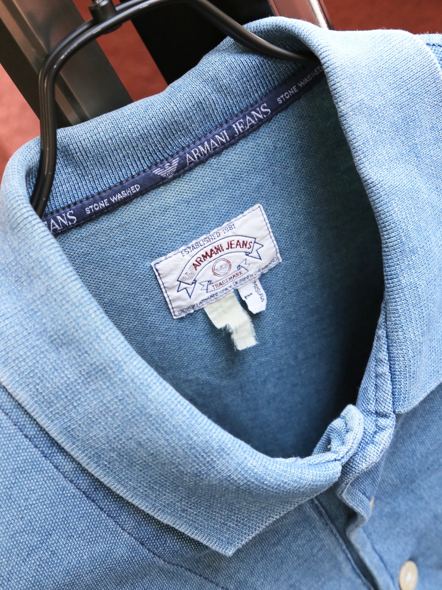 1990S ARMANI JEANS S/S POLO SHIRT