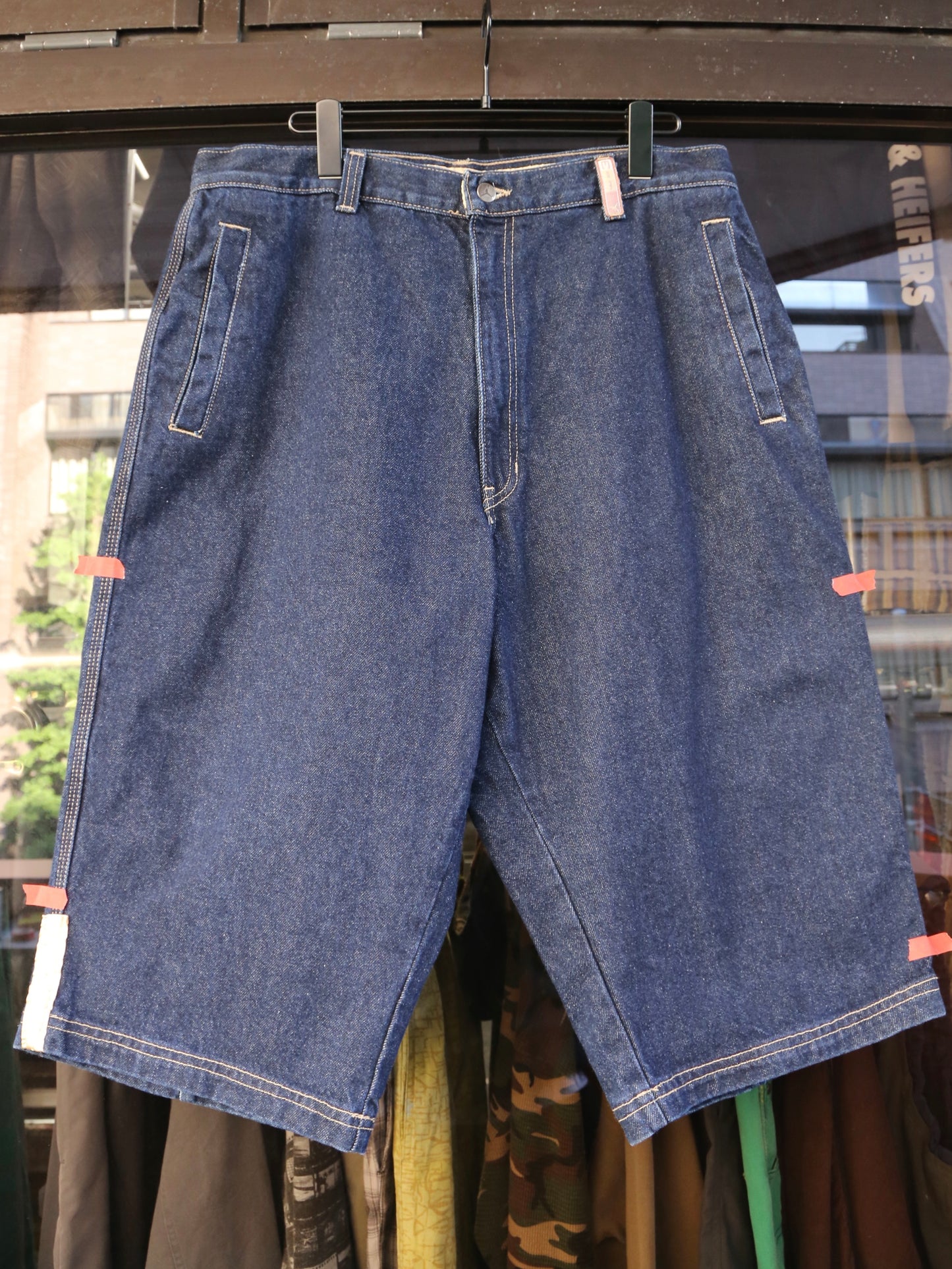 2000S NIKE JORDAN TWO3 BAGGY DENIM SHORTS