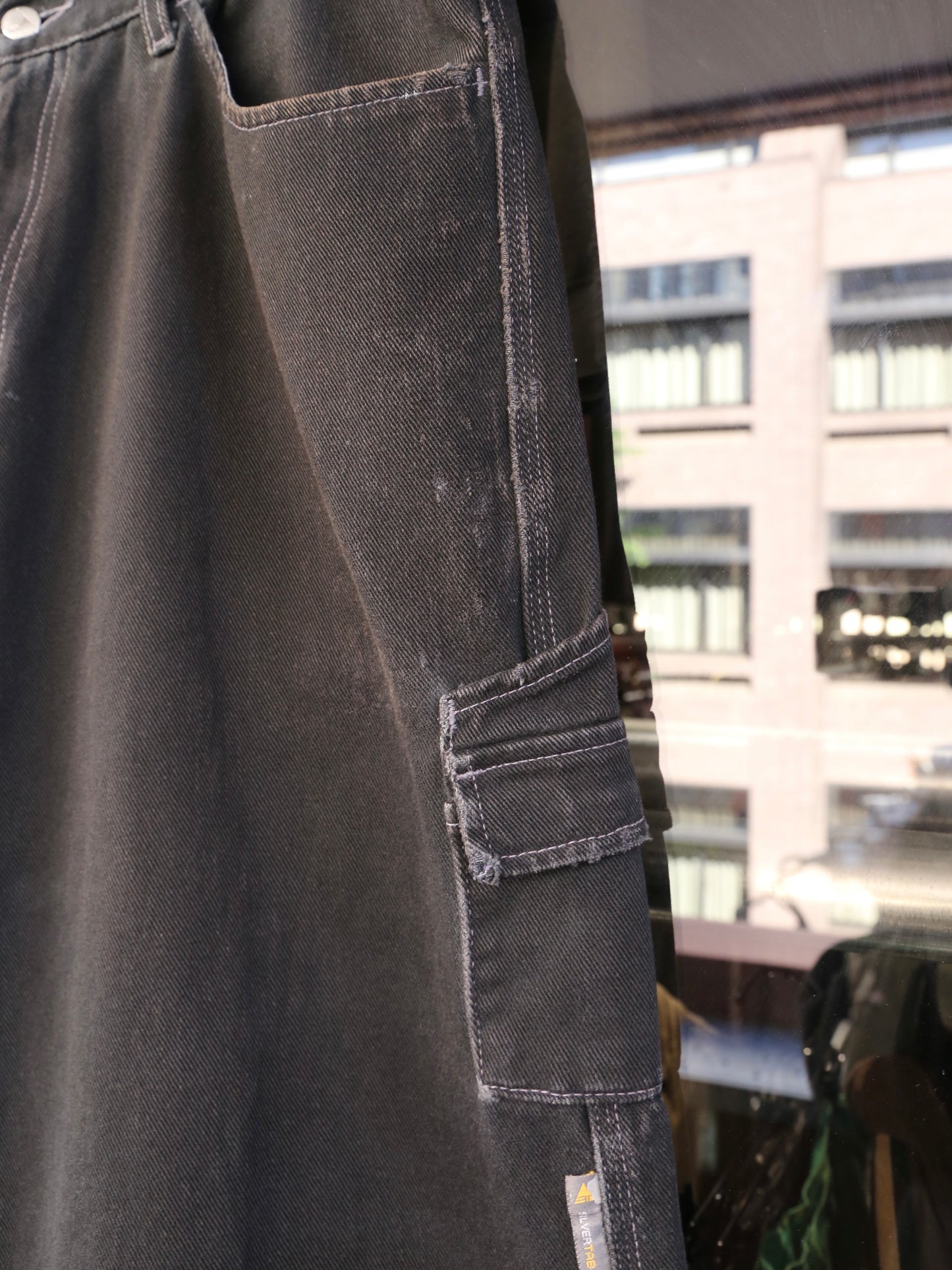 2000S LEVI'S SILVERTAB BAGGY DENIM PAINTER  PANTS