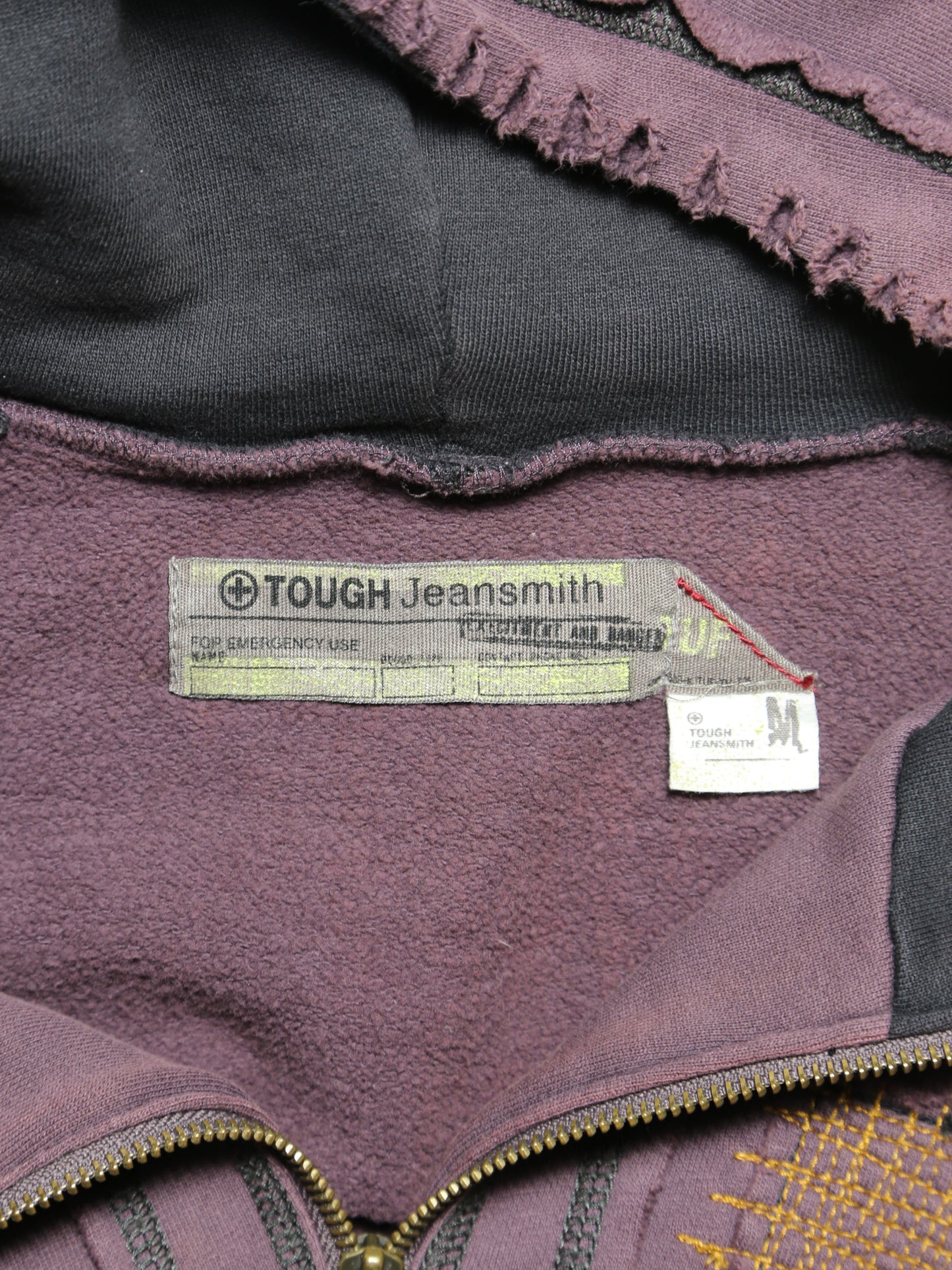 2000S TOUGH JEANSMITH ZIP HOODIE