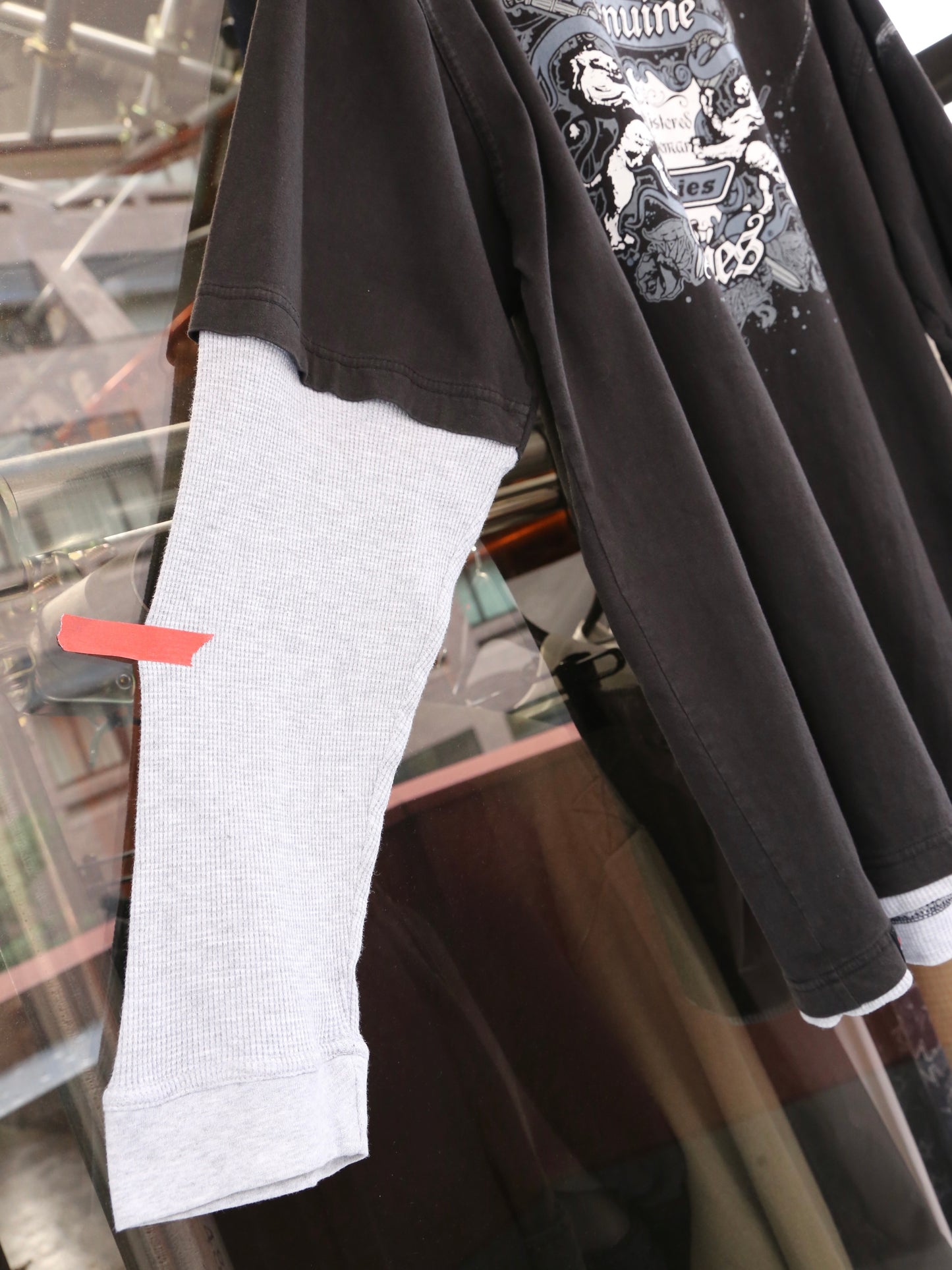 2000S DICKIES 2IN1 L/S TEE