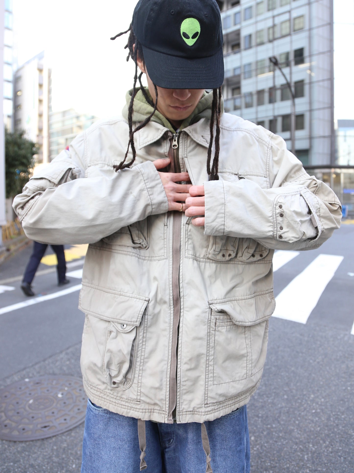2000S GAP MULTI-POCKET UTILITY JACKET