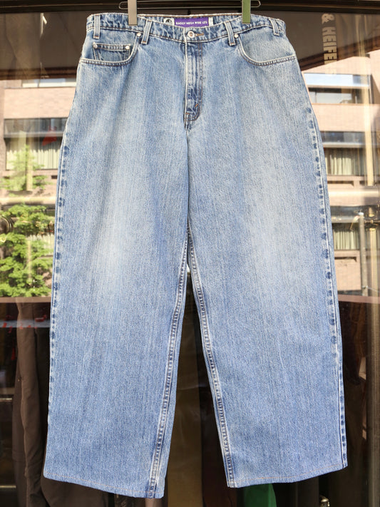 1990S LEVI'S SILVERTAB "BAGGY MEGA WIDE LEG" DENIM PANTS