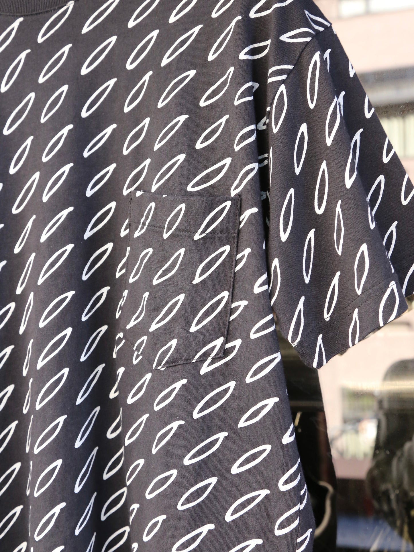 1990S- ALL-OVER PRINT S/S POCKET TEE
