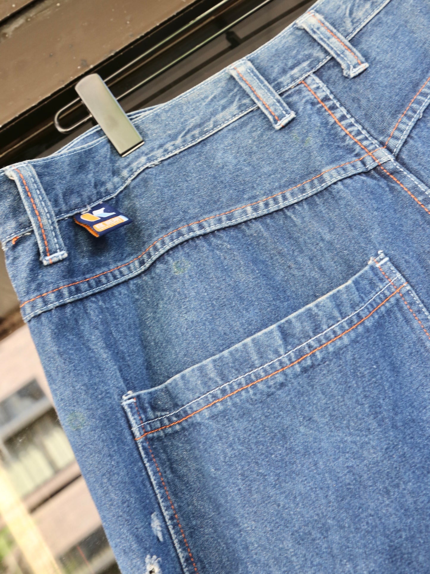 -2000S KIKWEAR CUSTOM BAGGY DENIM PANTS