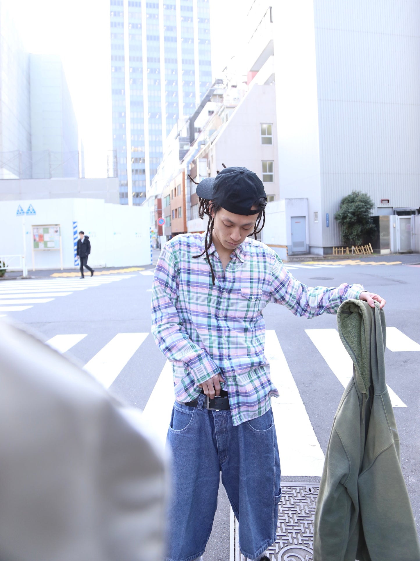 RALPH LAUREN PLAID PATTERN L/S BD SHIRT