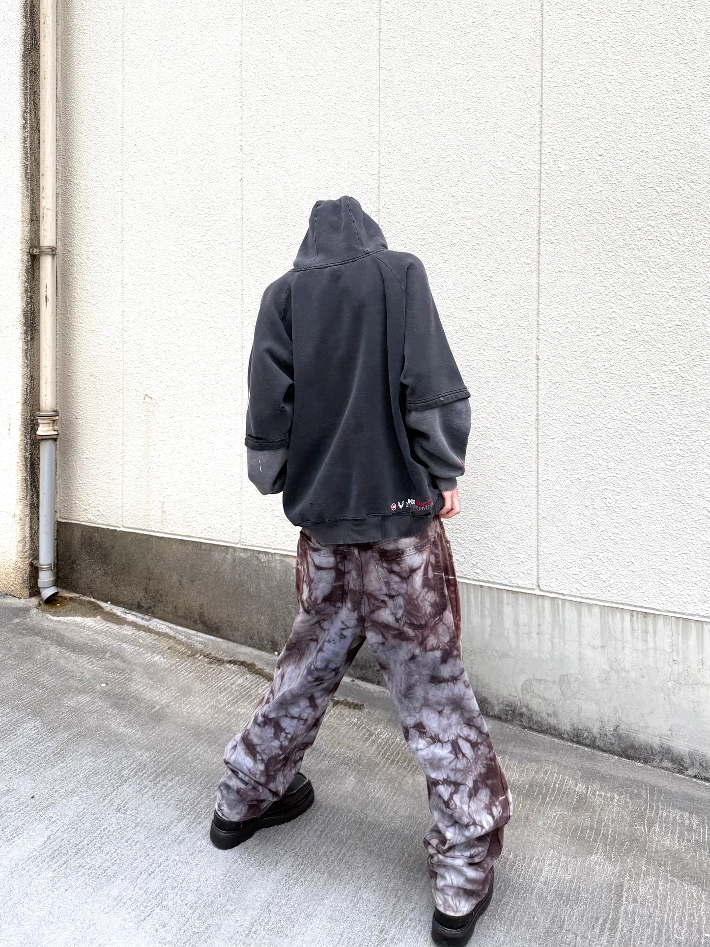 2000S LEVI'S SILVERTAB "LOOSE" GARMENT DYED DENIM PANTS