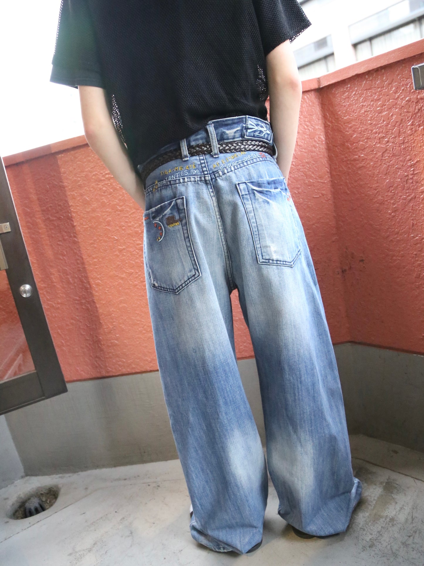 2000S DIESEL STRAIGHT DENIM PANTS