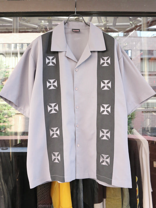 -2000S INTERSTATE  S/S OPEN COLLAR SHIRT