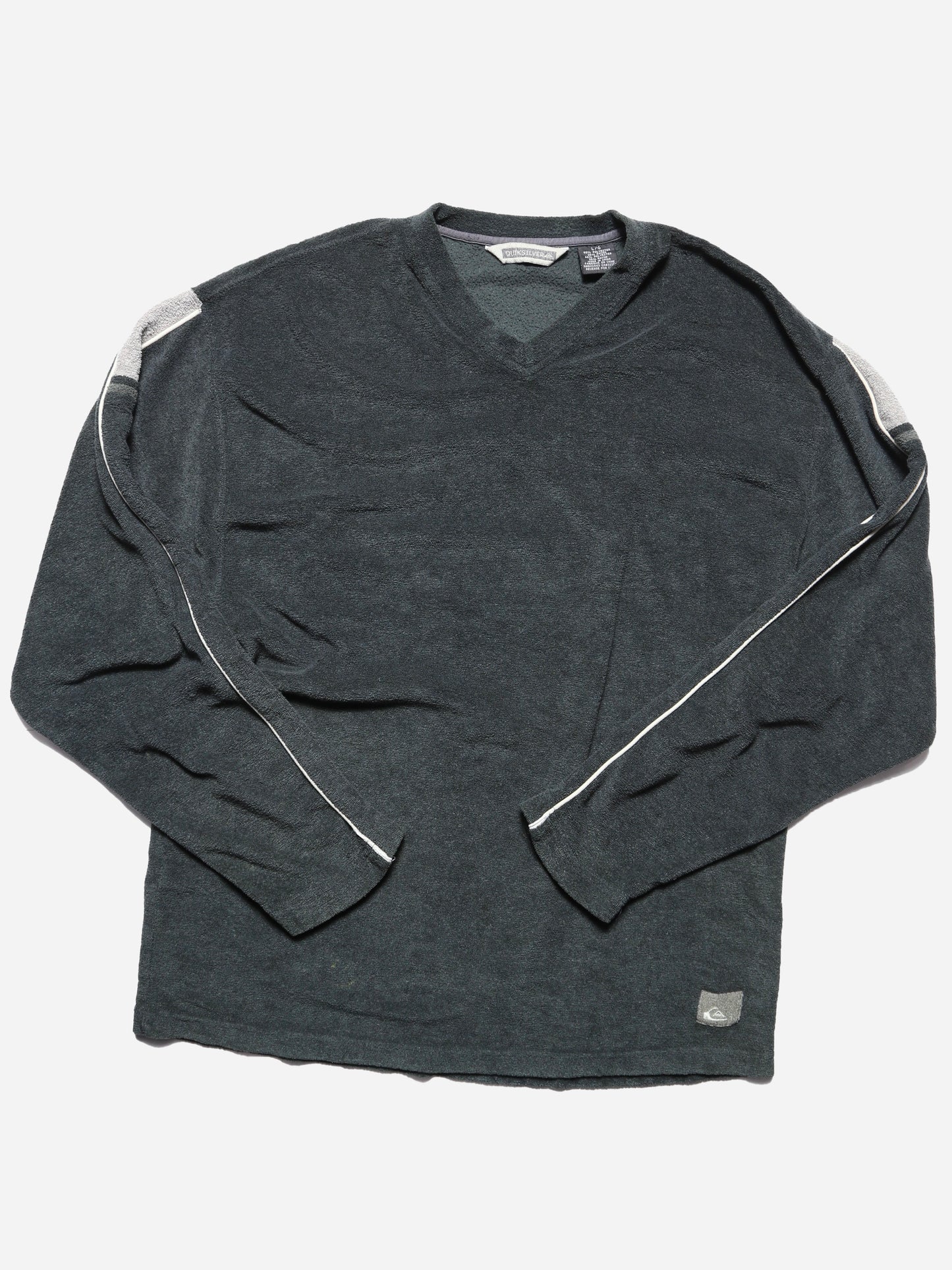 2000S QUIKSILVER PILE V-NECK PULLOVER