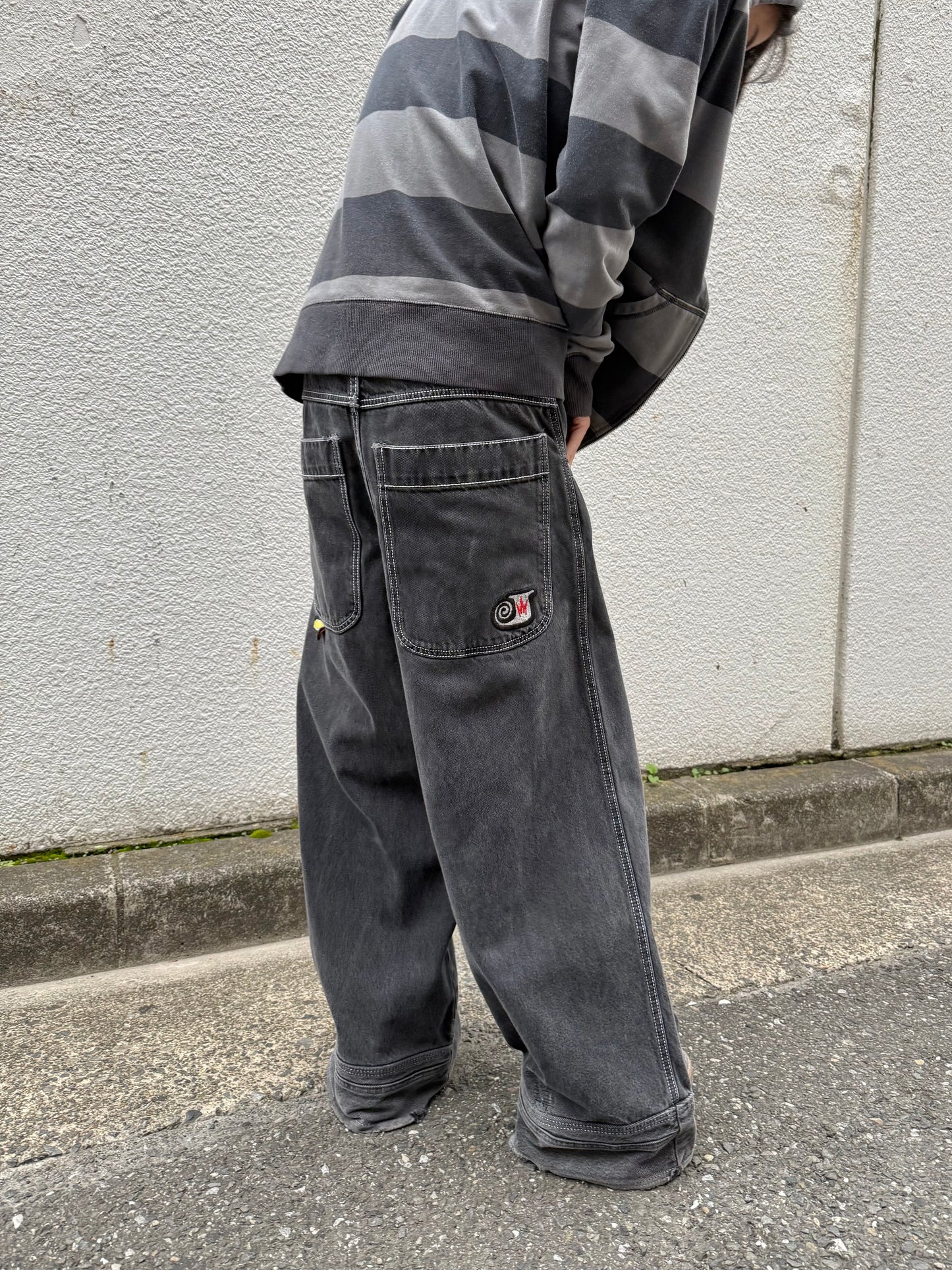 2000S JNCO "TWIN CANNON" BAGGY DENIM PANTS