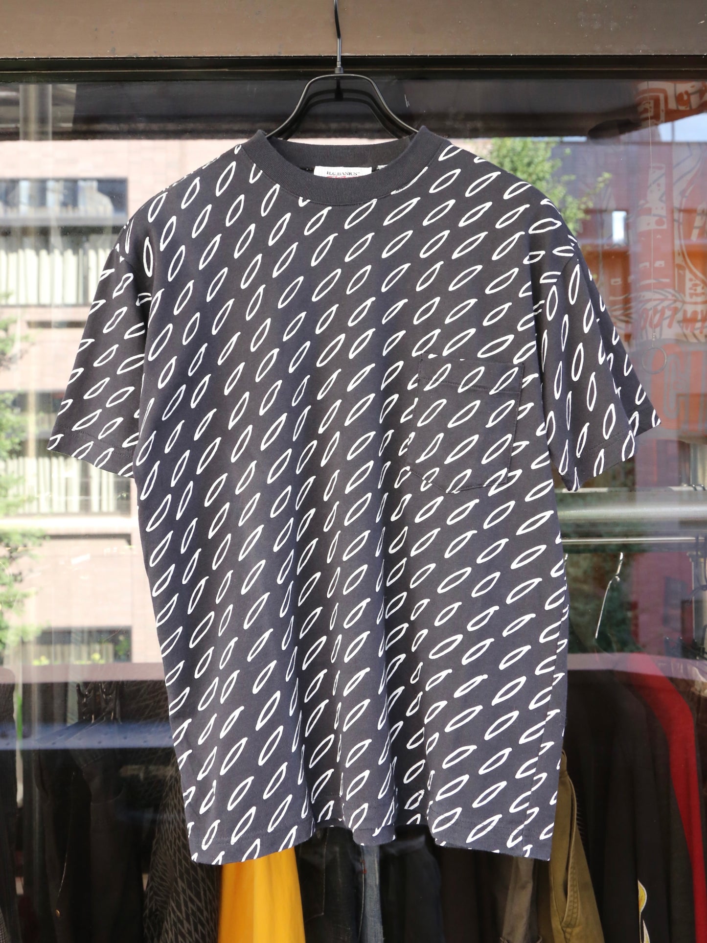 1990S- ALL-OVER PRINT S/S POCKET TEE