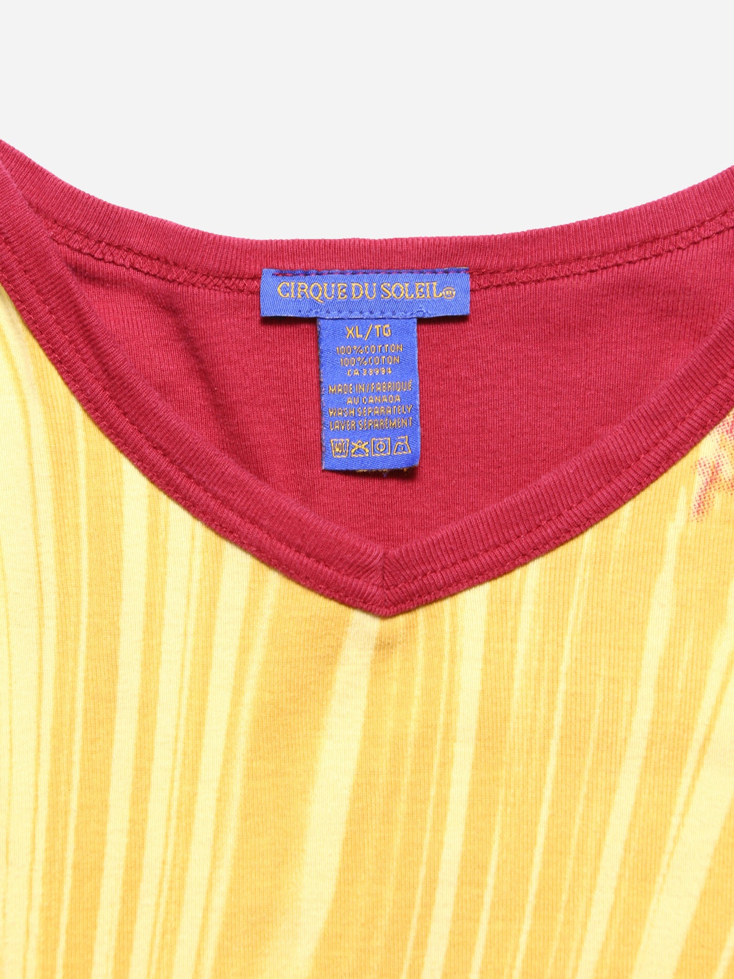 2000S CIRQUE DU SOLEIL V-NECK L/S TOP