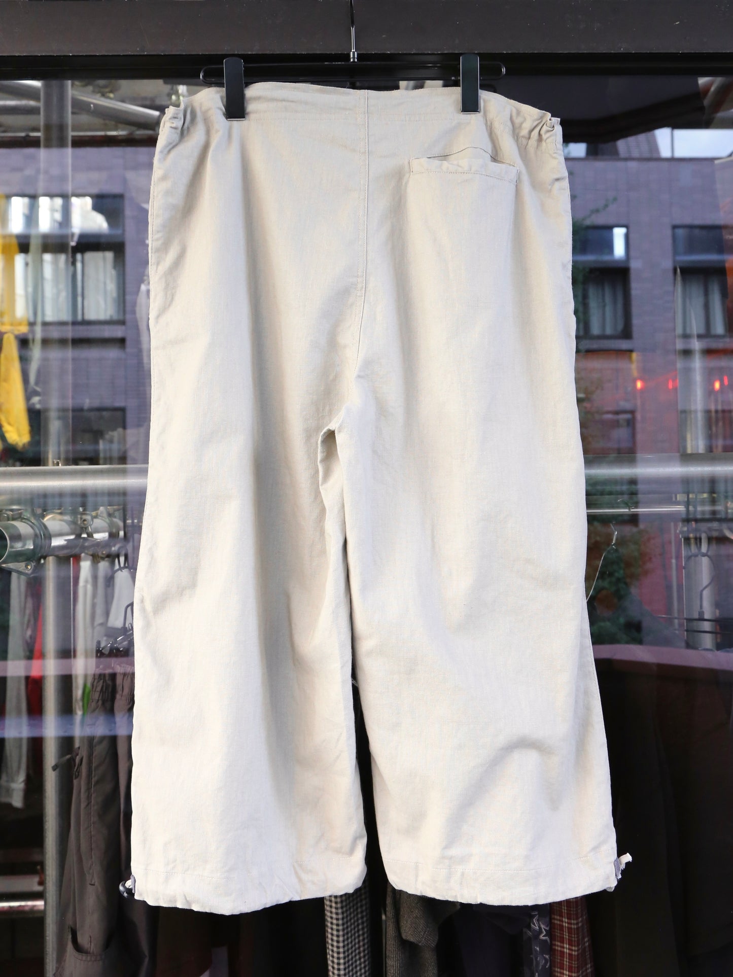 2000S STORMY LIFE LINEN EASY CROPPED PANTS