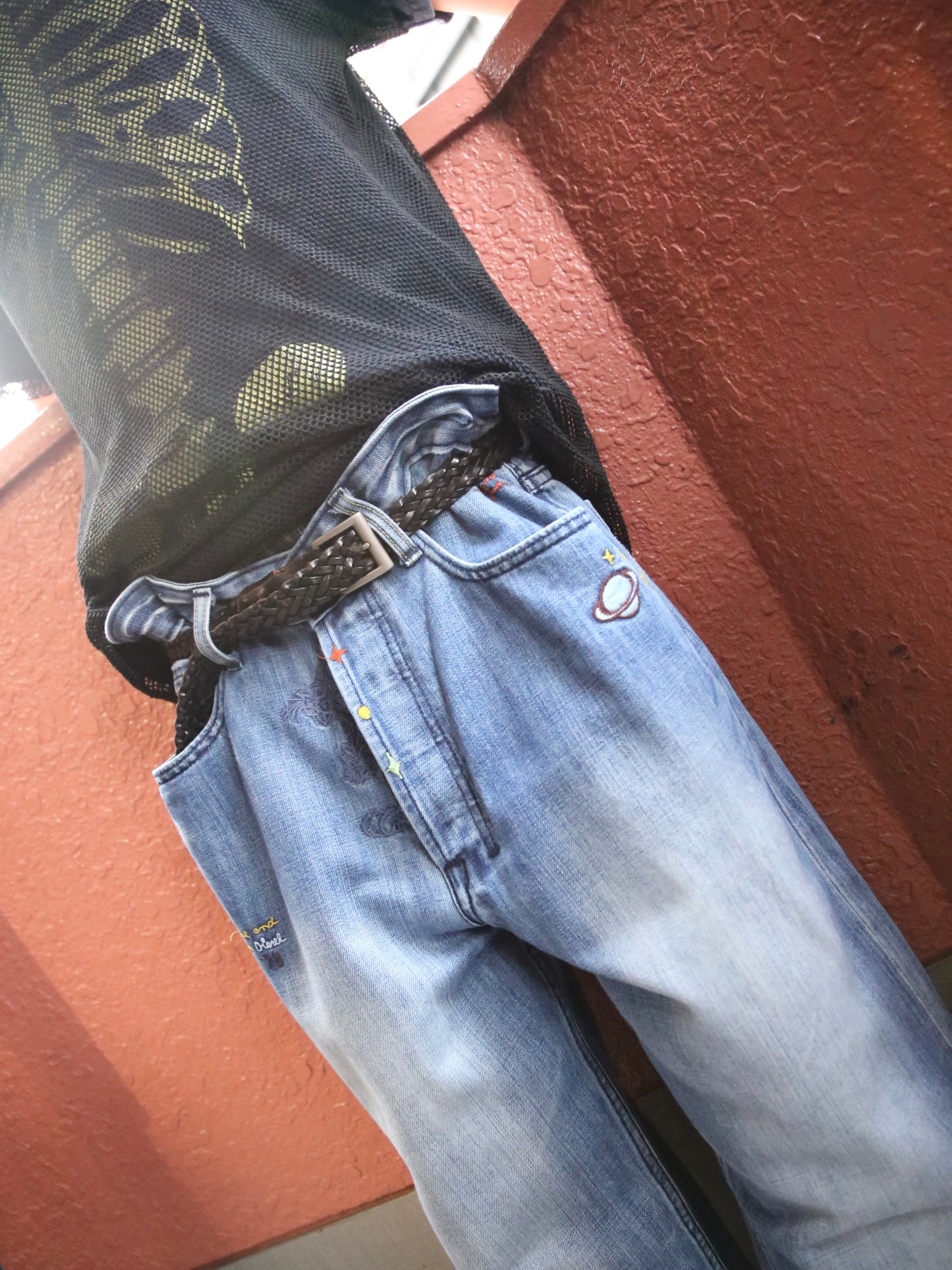 2000S DIESEL STRAIGHT DENIM PANTS