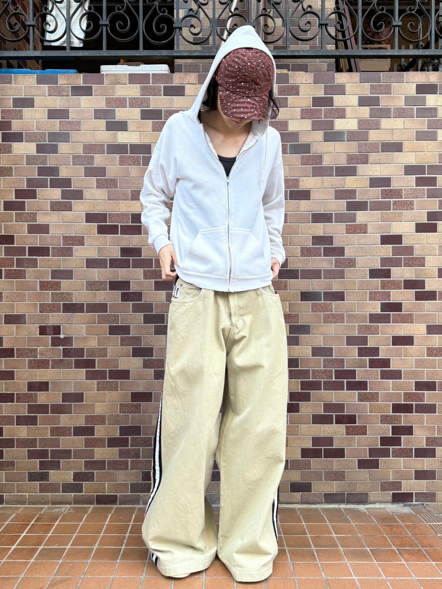 1990S KIKWEAR SIDE LINE BAGGY PANTS