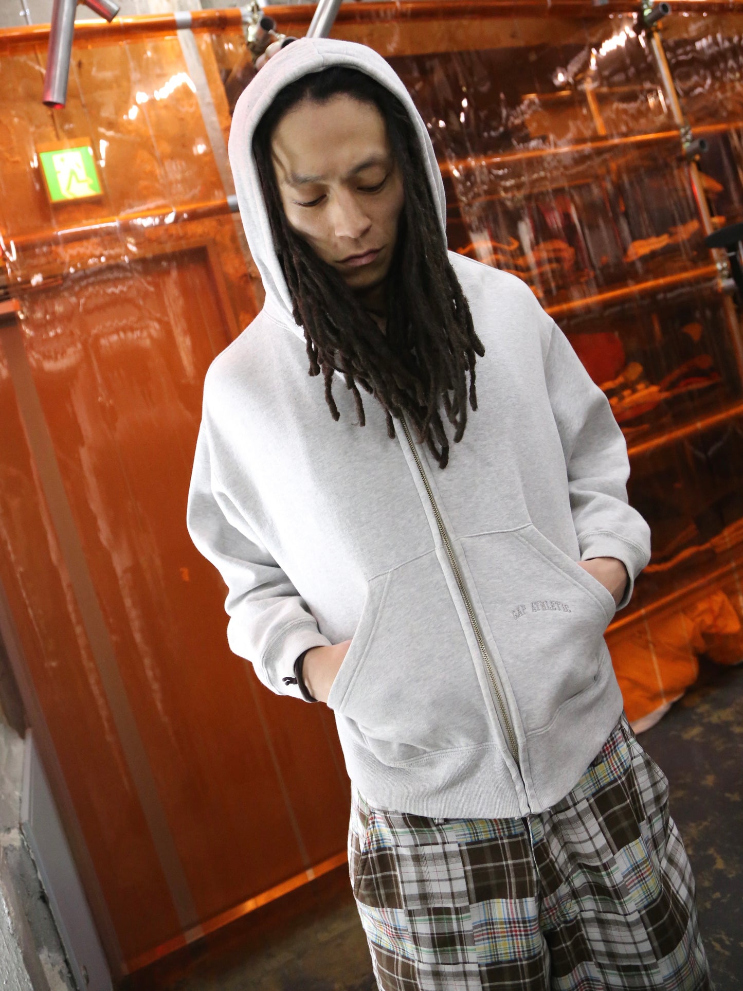 1990S GAP ATHLETIC ZIP-UP HOODIE