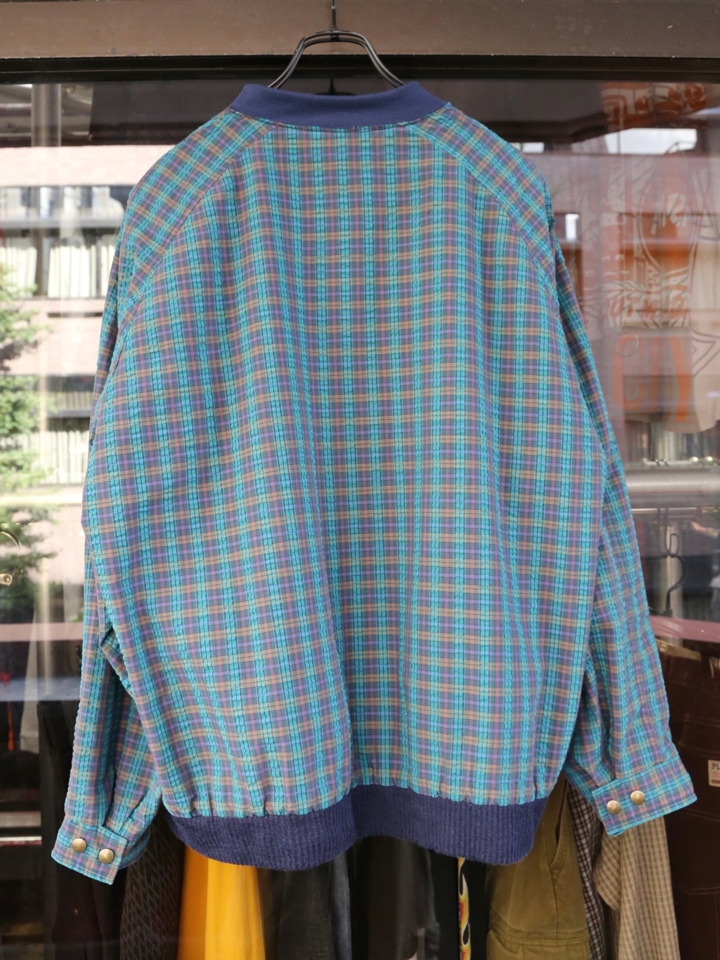 1990S UNKNOWN REVERSIBLE BOMBER JACKET