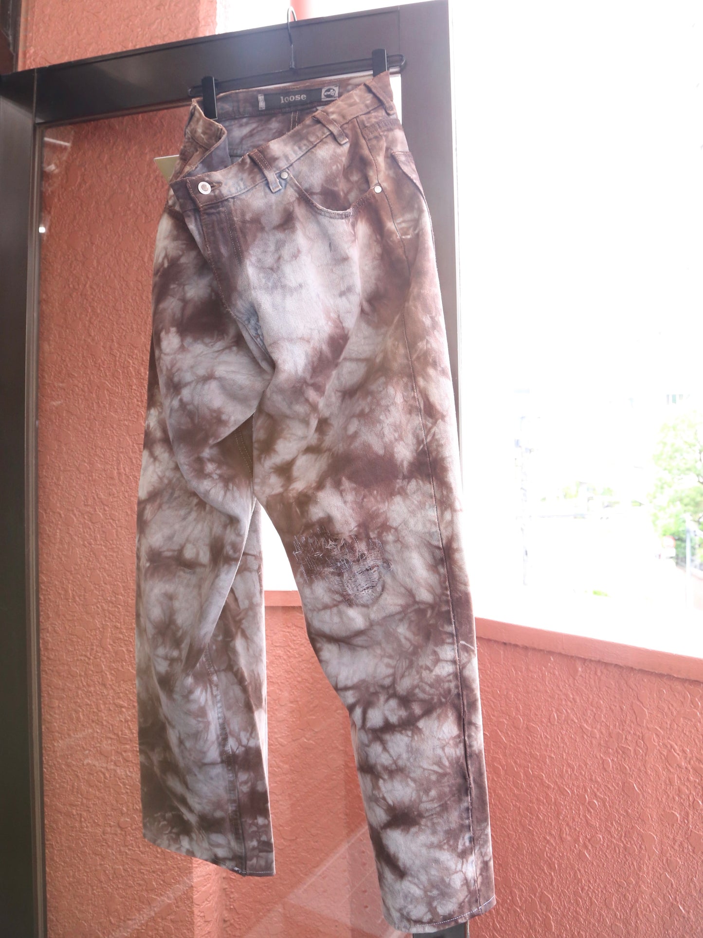 2000S LEVI'S SILVERTAB "LOOSE" GARMENT DYED DENIM PANTS