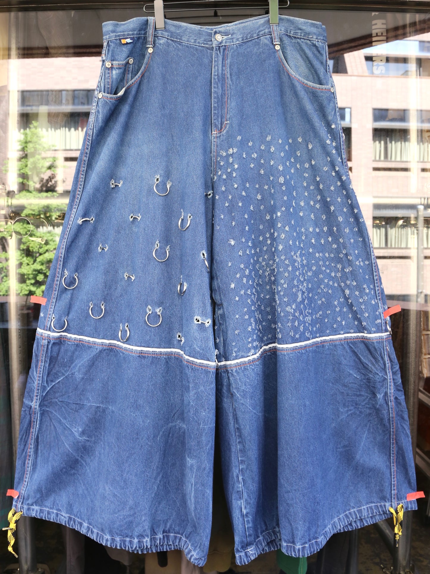 -2000S KIKWEAR CUSTOM BAGGY DENIM PANTS