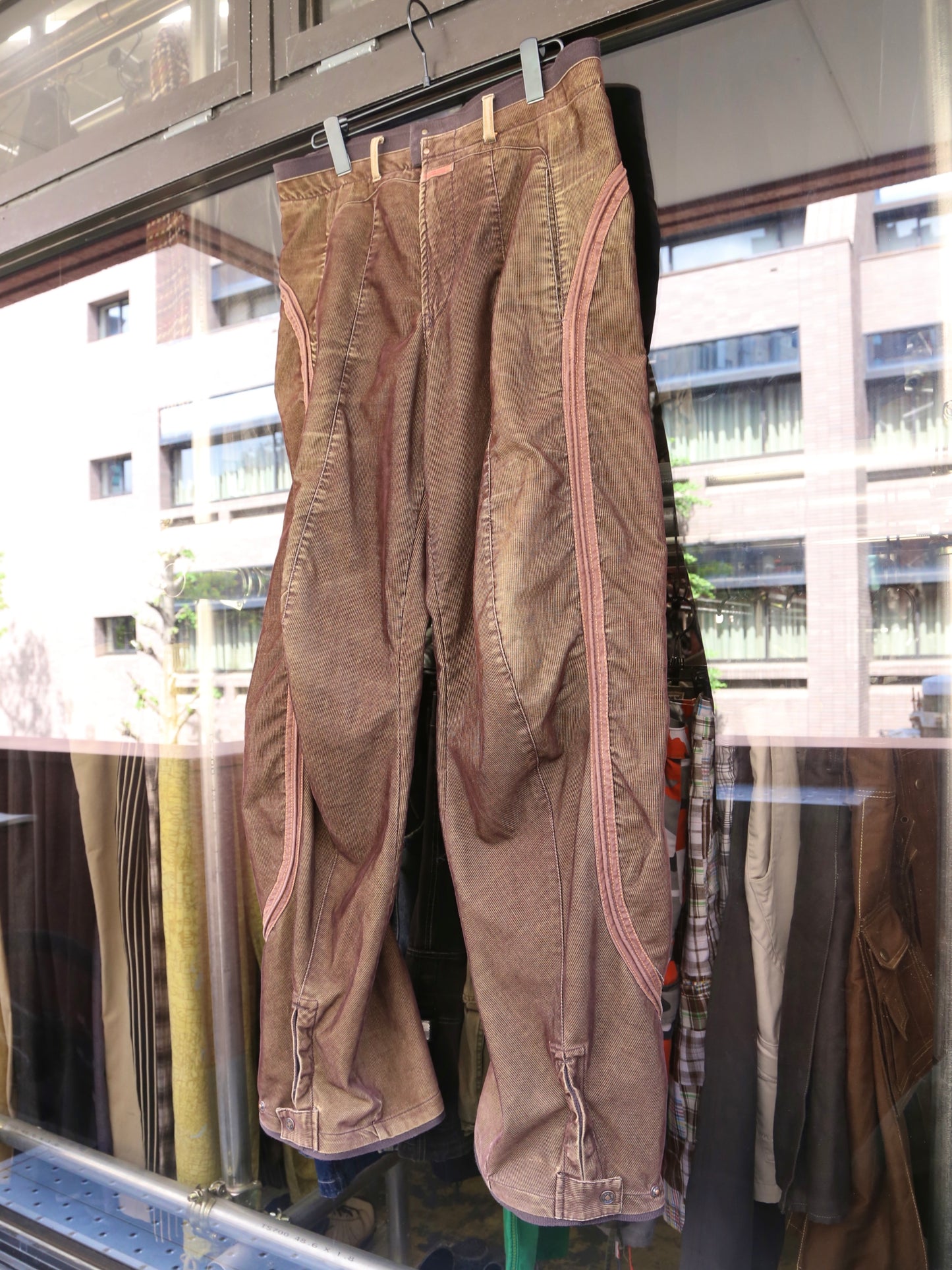 2000S MARITHE + FRANCOIS GIRBAUD 3D CORDUROY PANTS