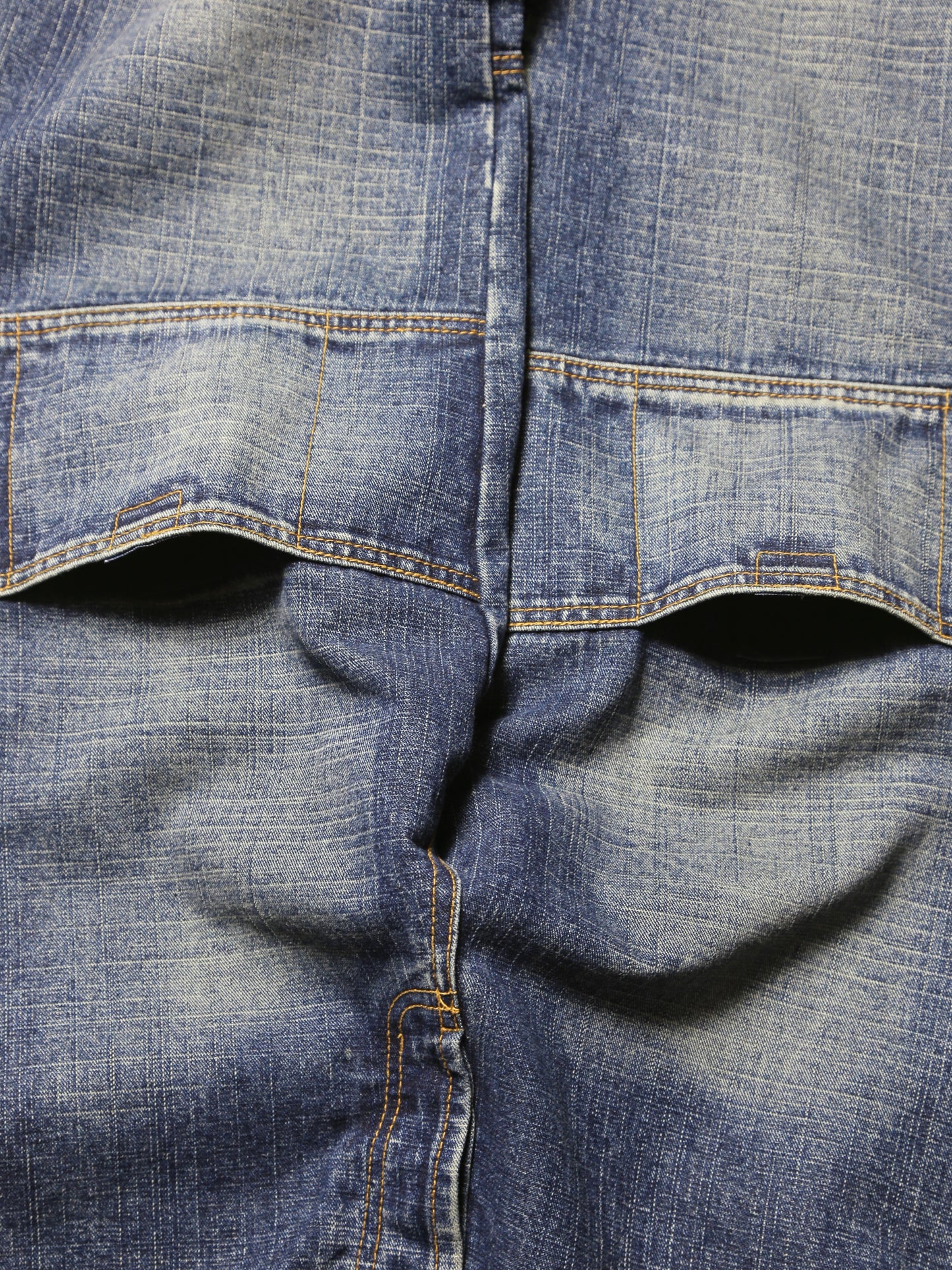 2000S MOLA JEANS STITCHED DENIM PANTS