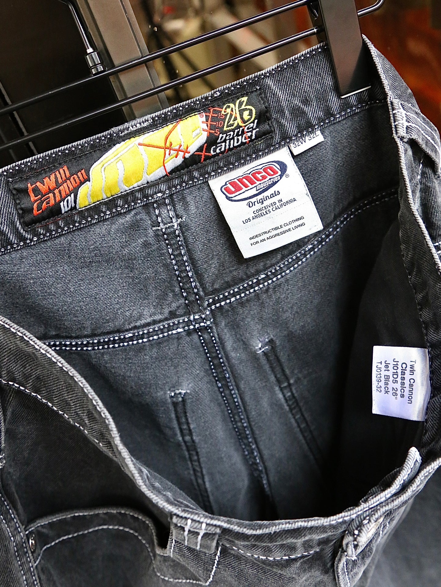 2000S JNCO "TWIN CANNON" BAGGY DENIM PANTS