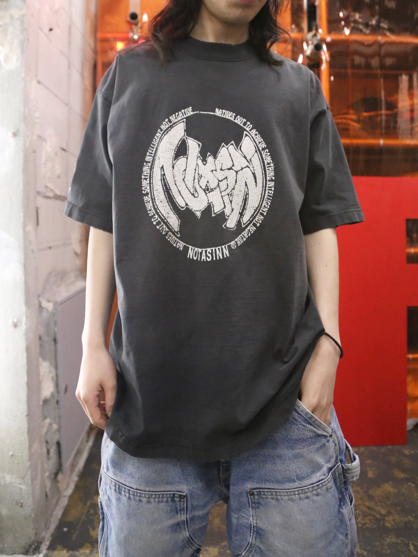 1990S UNKNOWN SUN-FADED S/S TEE