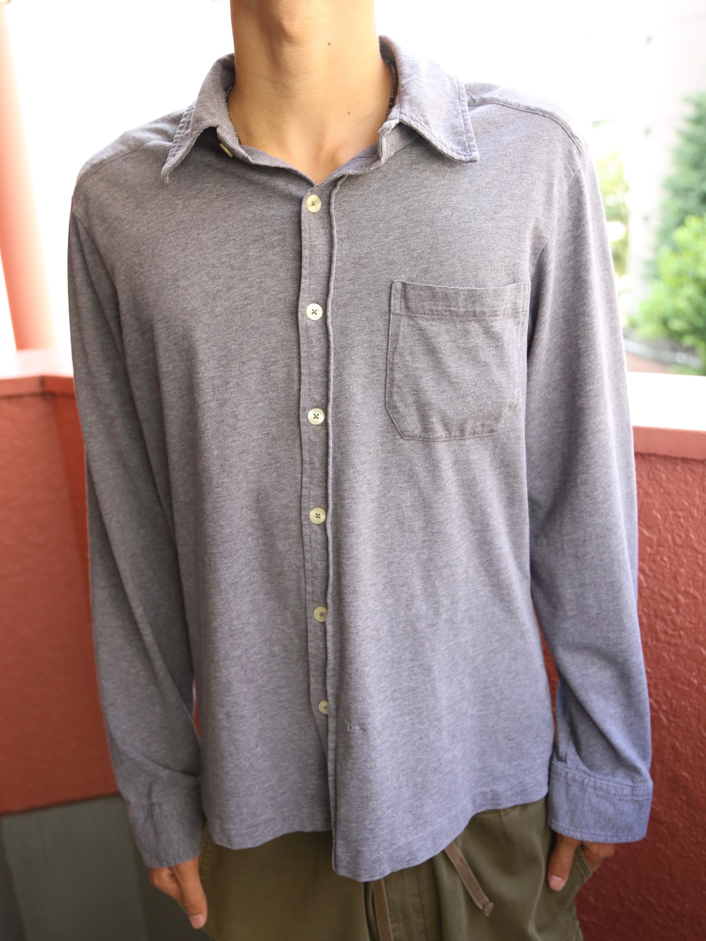 2000S POLO JEANS L/S COTTON JERSEY SHIRT