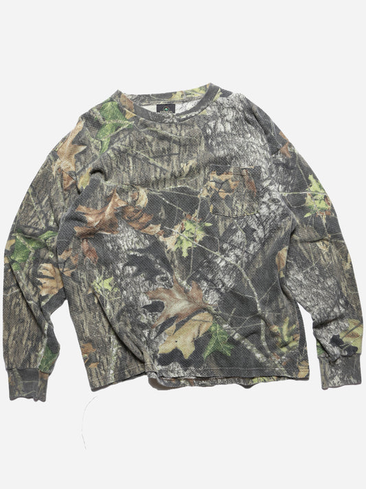 1990S RED HEAD CAMO COTTON MESH L/S TEE