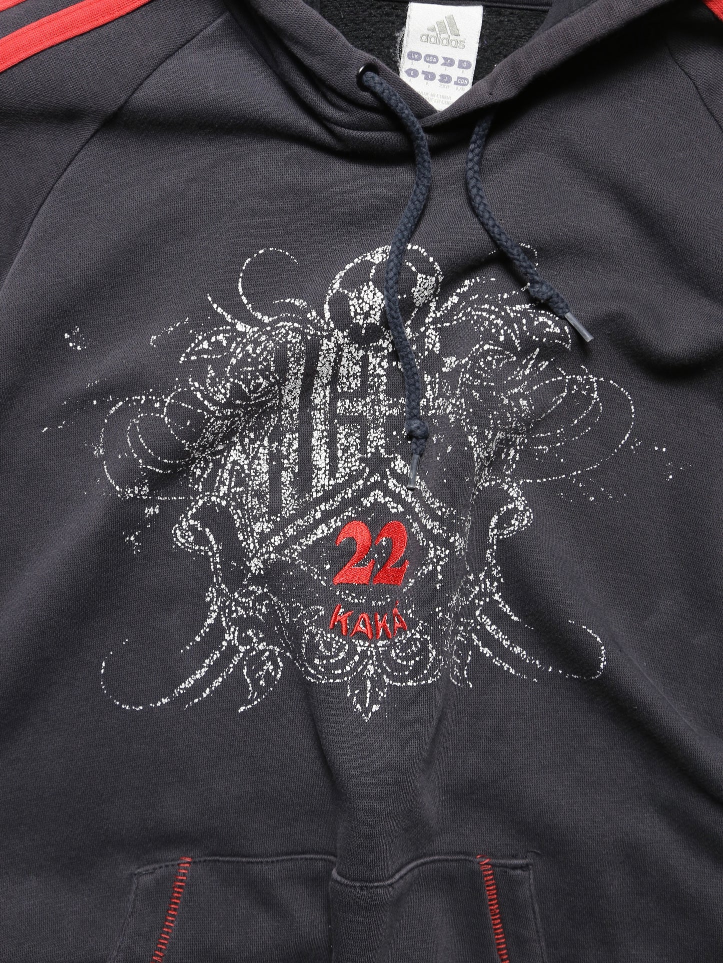 2000S ADIDAS "KAKA" SWEAT HOODIE