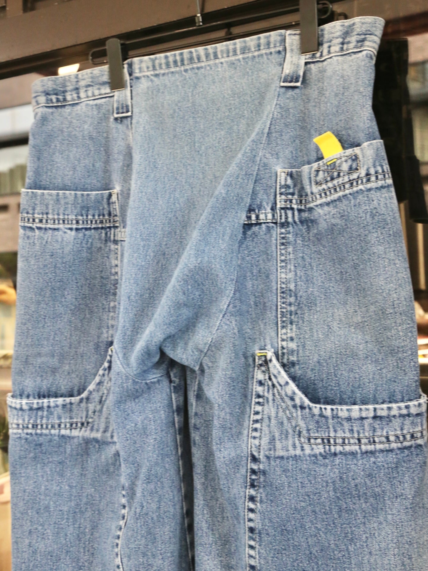 1990S JNCO "CRIME SCENE" BAGGY DENIM PANTS