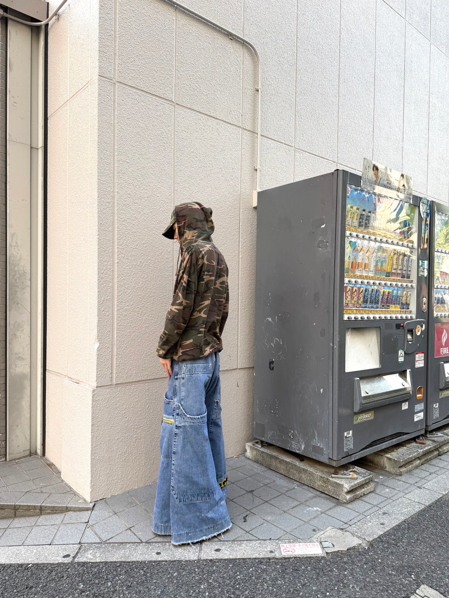 1990S JNCO "CRIME SCENE" BAGGY DENIM PANTS
