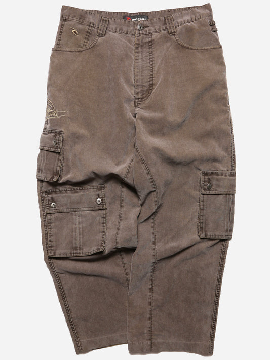 2000S RIP CURL CORDUROY CARGO PANTS