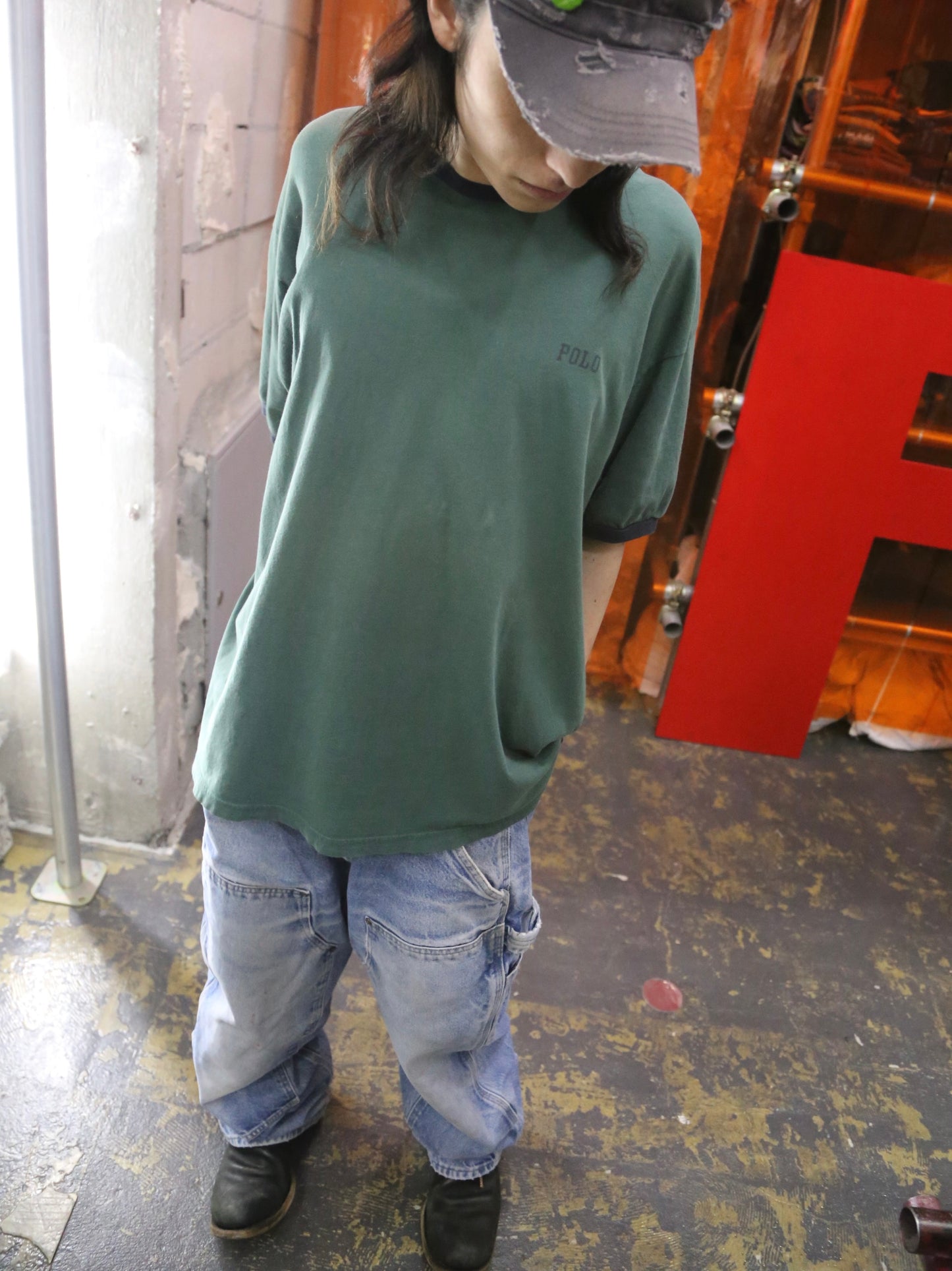 2000S POLO BY RALPH LAUREN  S/S RINGER TEE