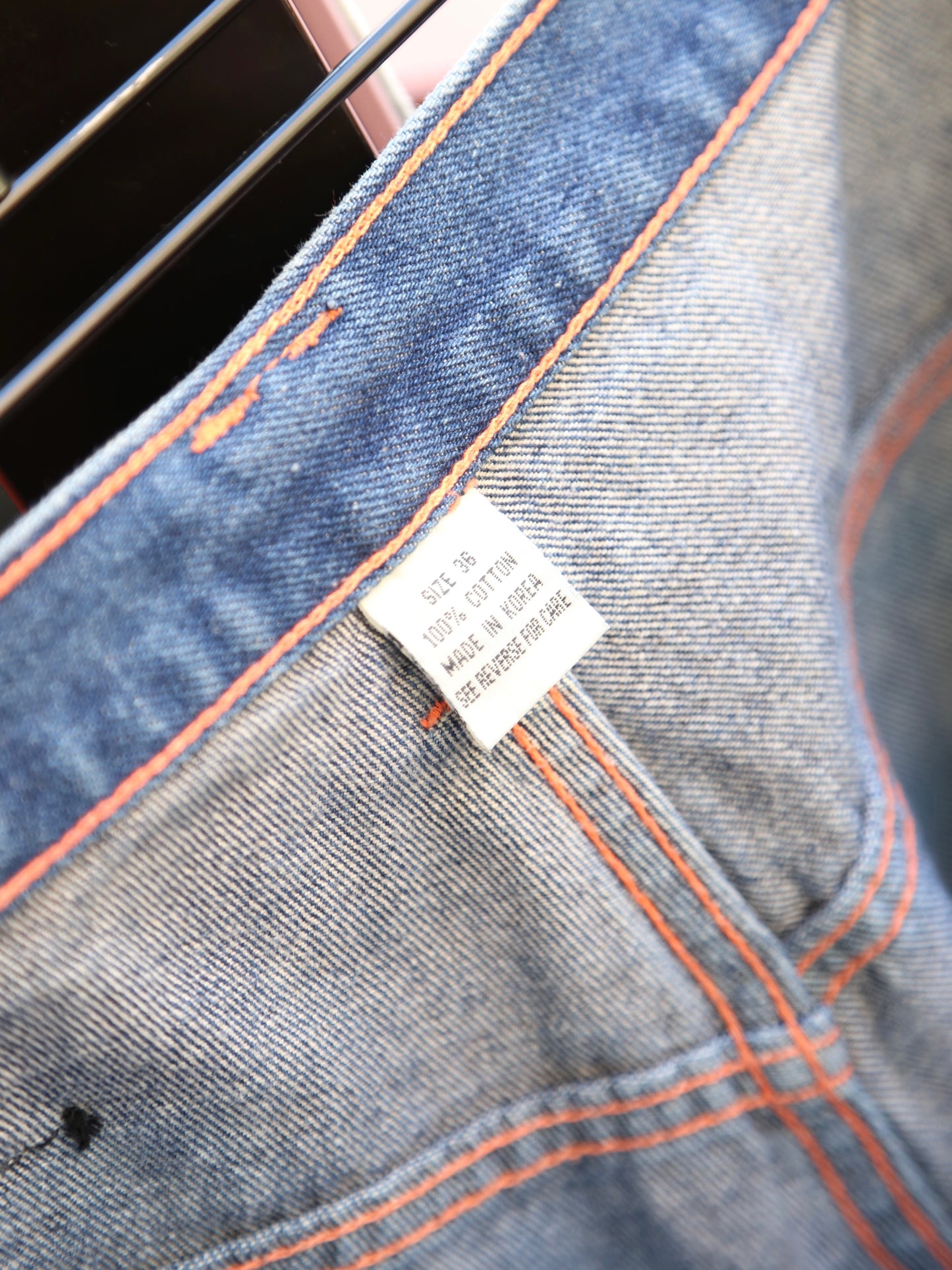 1990S IMPAQ FUTURE JEANS BAGGY DENIM SHORTS