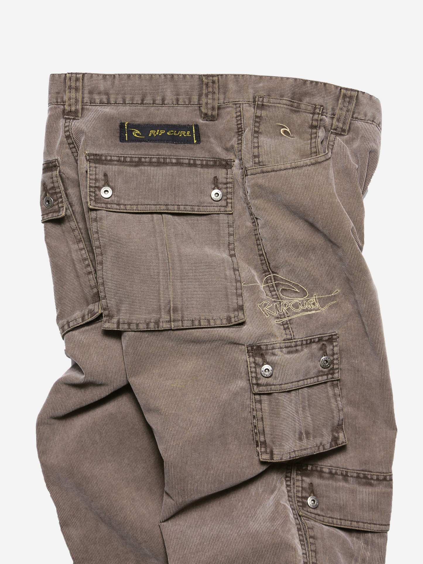 2000S RIP CURL CORDUROY CARGO PANTS