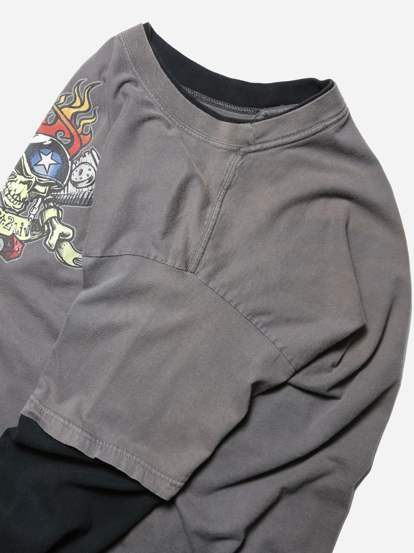 2000S TOP HEAVY 2IN1 L/S TEE