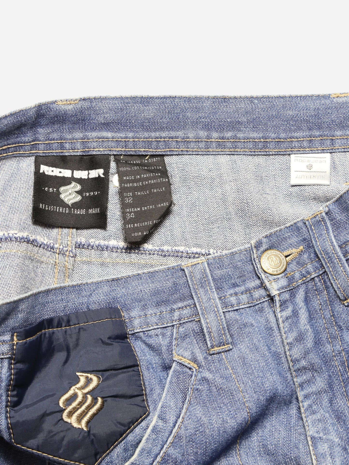 2000S ROCAWEAR BAGGY DENIM PANTS